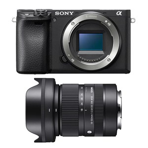 Sony alpha 6400 + sigma objectif 18-50mm f2.8 dc dn contemporary