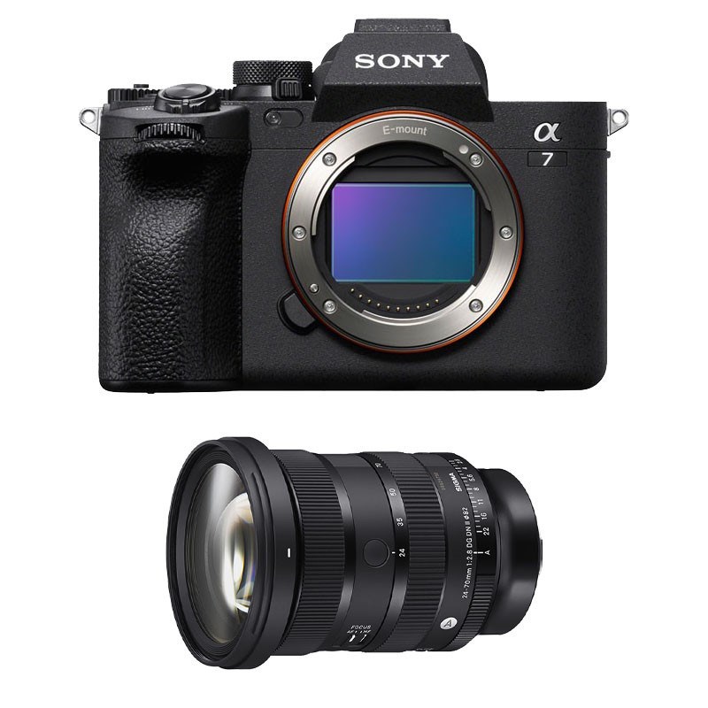 Sony - Sony alpha 7 iv + sigma objectif 24-70mm f2.8 dg dn ii art