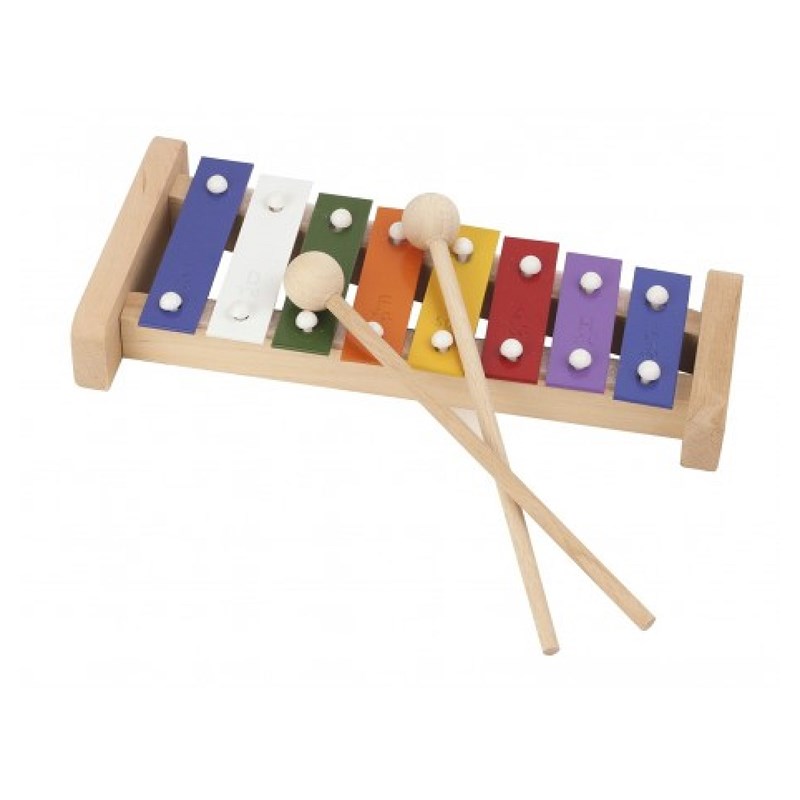 Xylophone 8 notes - lamelles en metal