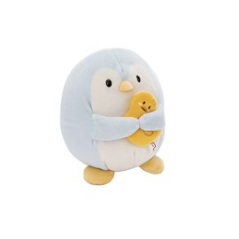 Peluche pingouin waddle avec canard