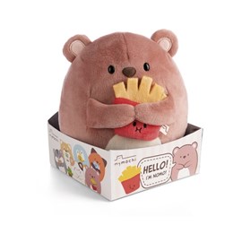 Peluche ours nomo avec frites
