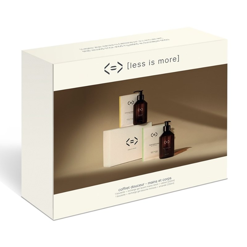 Coffret douceur 4 produits mains, corps