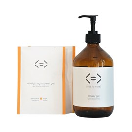 Kit prestige gel douche mandarine+sauge