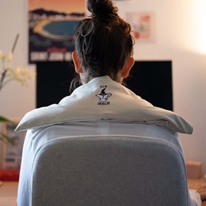 Bouillotte cou enceinte - cerises