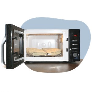 Bouillotte cou polaire - cerises