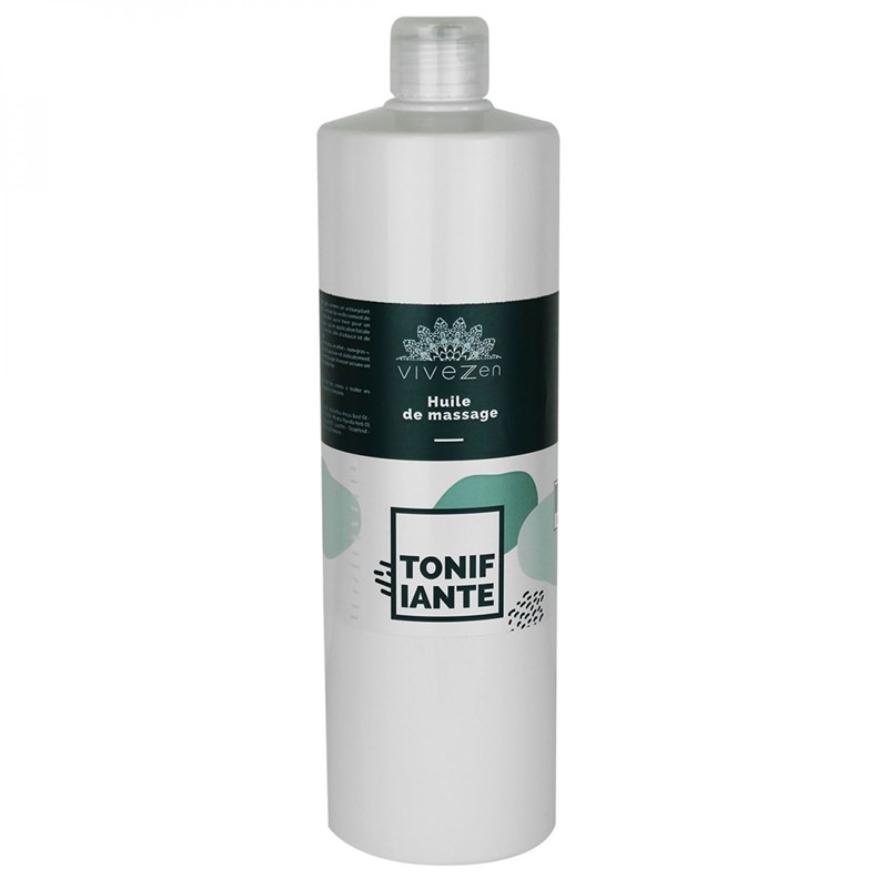 Huile de massage 1l - tonifiante (Vivezen) - Couverture