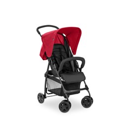 Poussette sport rouge noir