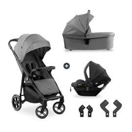 Poussette ensemble trio shop n care gris