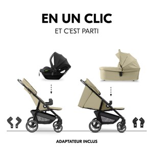 Poussette hauck marron