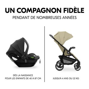 Poussette hauck marron