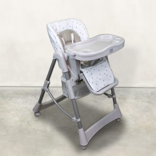 Monsieur Bébé - Chaise haute bébé pliable - étoile