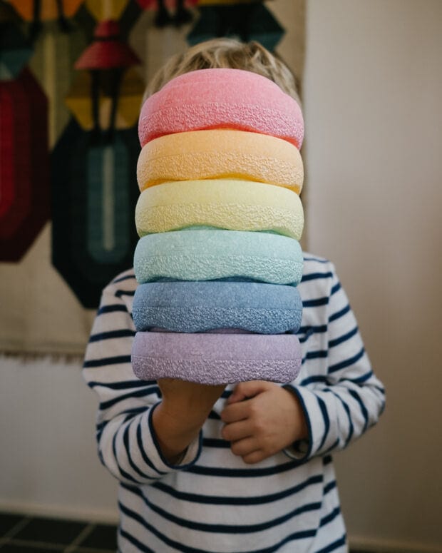 Stapelstein® mini rainbow pastel (Stapelstein) - Image 1