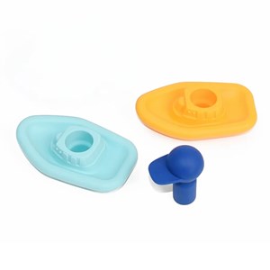 Set bateaux & capitaine, jaune