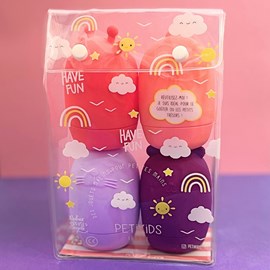 Jouets bain - animaux rigolos, rose