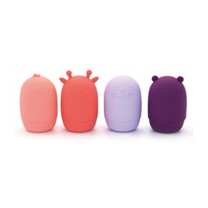 Jouets bain - animaux rigolos, rose