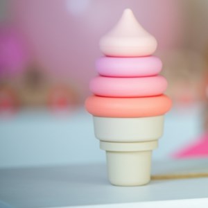 Glace empilable silicone