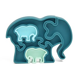 Puzzle 3d eléphant, vert