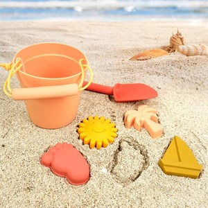 Set de plage, orange (6 pièces)