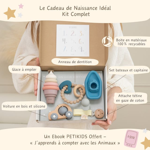 Coffret d’eveil montessori (Petikids) - Image 1