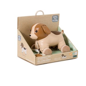 Jouet à tirer, adrien le chien