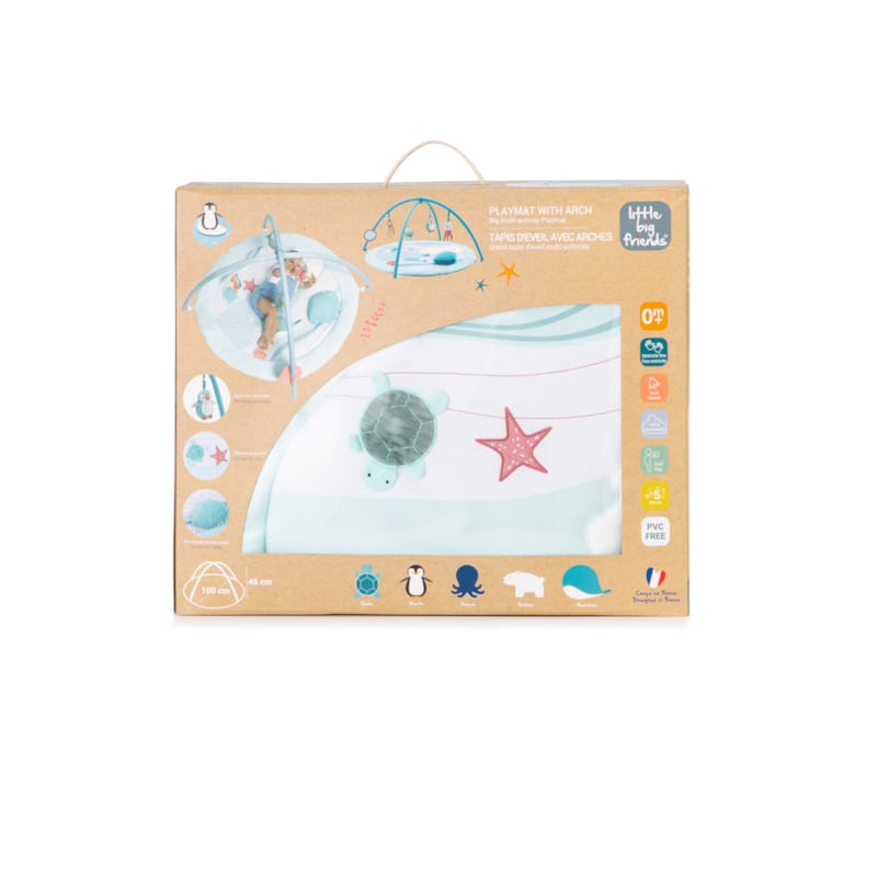 Tapis d'éveil avec arche océan (Little Big Friends) - Image 3