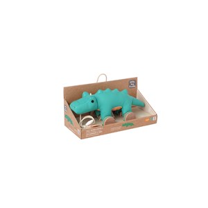 Jouet à tirer, achille le crocodile