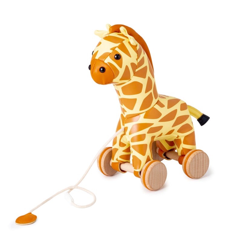 Jouet à tirer, gina la girafe