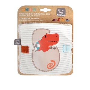 Livre d'éveil 2 en 1 amis dinos