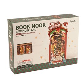 Serre livre chrismas street book nook