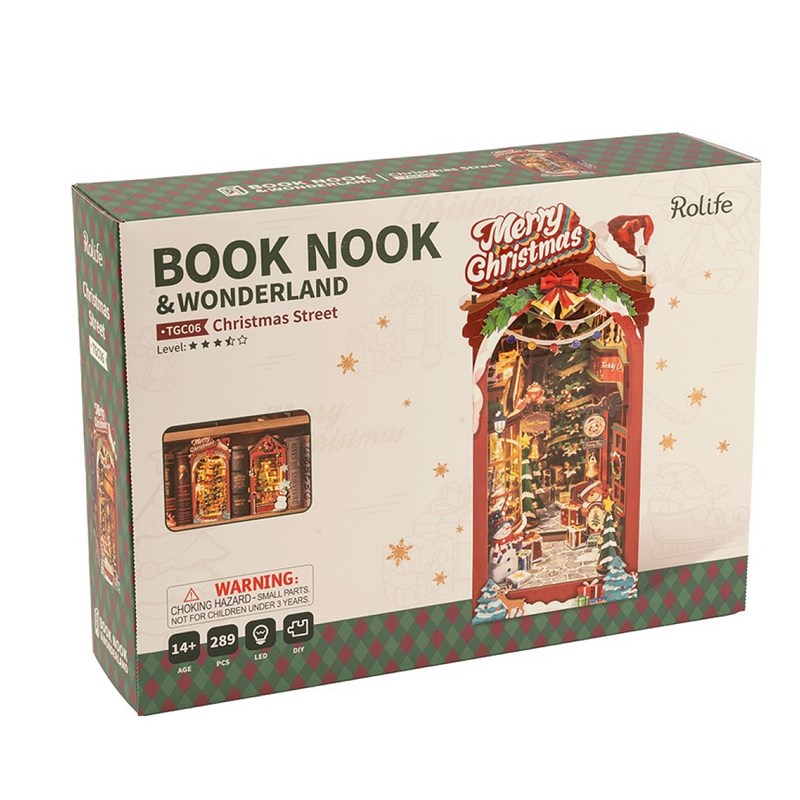 Serre livre chrismas street book nook