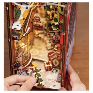 Serre livre chrismas street book nook