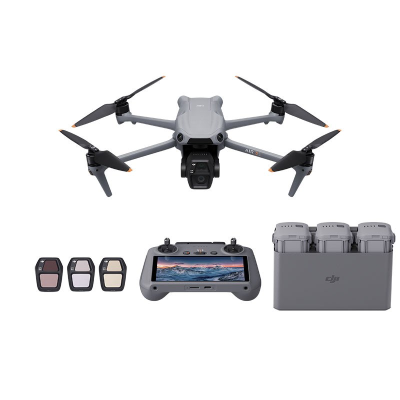 Dji drone air 3s fly more combo + radiocommande dji rc 2