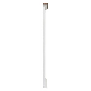 Meuble d'entrée module miroir bois blanc