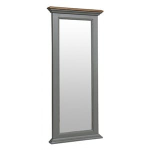 Meuble d'entrée module miroir - bois -