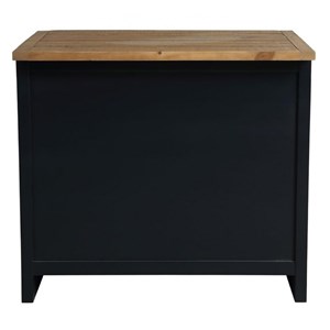 Casserolier 3 tiroirs bois bleu -