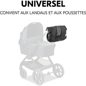 Protege main pour poussette noir