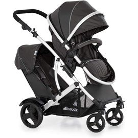 Poussette double duett 2 - noir