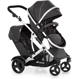 Poussette double duett 2 - noir
