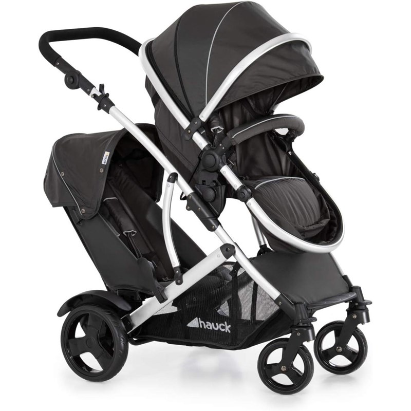 Poussette double duett 2 - noir
