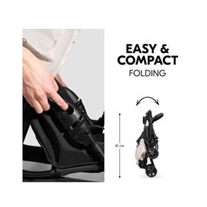 Poussette sport pooh arc-en-ciel beige