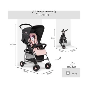 Poussette sport minnie chérie