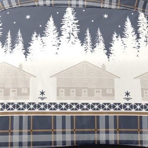 Housse de couette flanelle + 1 taie