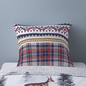 Housse de couette flanelle + 1 taie