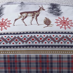 Housse de couette flanelle + 1 taie