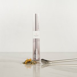 Bombilla argenté-paille filtrante à maté