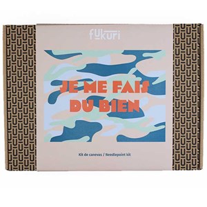 Kit canevas - je me fais du bien - grand