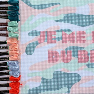 Kit canevas - je me fais du bien - grand