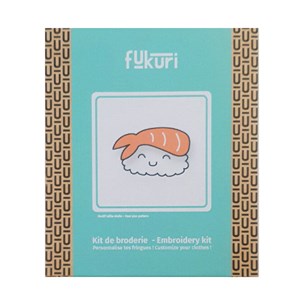 Kit broderie - nippon sushi crevette