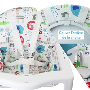 Housse d'assise animaux - chaise haute