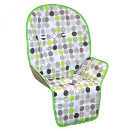 Housse assise chaise haute - vert